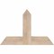 Ekena Millwork Portland Smooth Timber Gable Bracket, Douglas Fir, 36"W x 24"H x 3 1/2"D x 5 1/2"F, 16/12 Pitch GBW036X24X0406POR00SDF - alternate 1